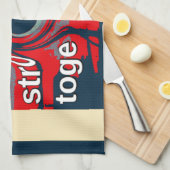 Hillary USA, we zijn sterker samen Theedoek (Quarter Fold)