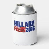 Hillary voor de gevangenis 2016 blikjeskoeler (Blikje Voorkant)