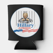 HILLARY VOOR DE GEVANGENIS! Sluit haar op in de ce Blikjeskoeler (Achterkant)