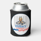 HILLARY VOOR DE GEVANGENIS! Sluit haar op in de ce Blikjeskoeler (Blikje Achterkant)