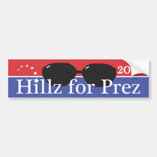 Hillary voor President 2016 Bumpersticker