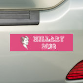 Hillary Voor President 2016 Bumpersticker (Op auto)