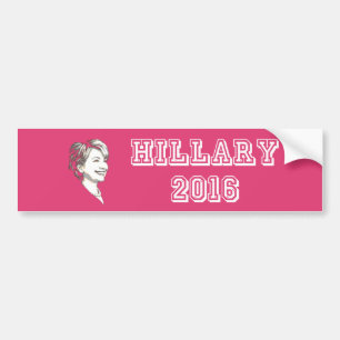 Hillary Voor President 2016 Bumpersticker