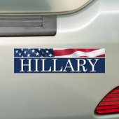 Hillary voor president 2016 bumpersticker (Op auto)