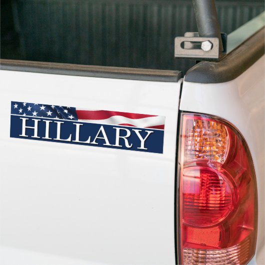 Hillary voor president 2016 bumpersticker (Op Truck)
