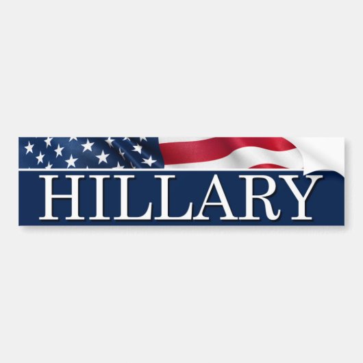 Hillary voor president 2016 bumpersticker (Voorkant)
