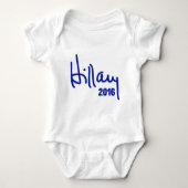 Hillary voor President 2016 Romper (Voorkant)