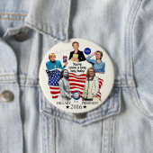 Hillary voor President 2016 Ronde Button 4,0 Cm (In situ)
