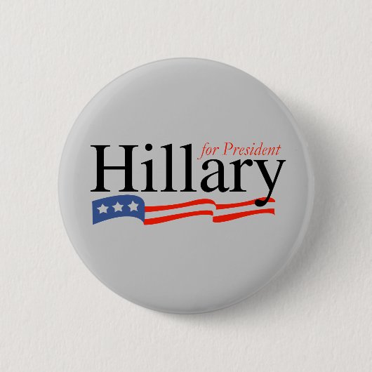 Hillary voor President Button (Voorkant)