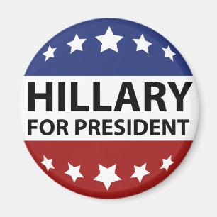 Hillary voor President Magneet