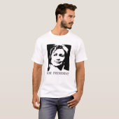 HILLARY VOOR PRESIDENT T-SHIRT (Voorkant volledig)
