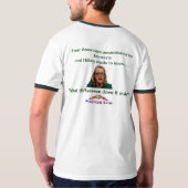 Hillary voor President? T-shirt (Achterkant volledig)