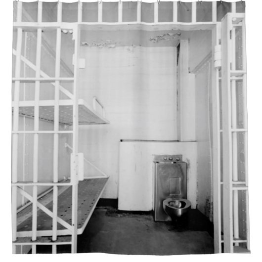 HILLARY voor PRISON 2016 Douchegordijn (Voorkant)