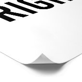 Hillary - Vrouwenrechten zijn mensenrechten - Poster (Hoek)