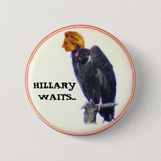 Hillary Vulture Button (Voorkant)