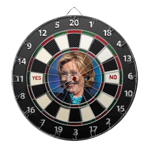Hillary YS of NO Dartbord (Voorkant)