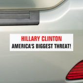 HILLARYCLINTON_AMERICA'S GROOTSTE DREAT! BUMPERSTICKER (Op auto)