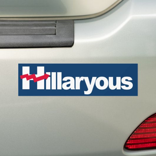 Hillaryous - Gewas H — -  Bumpersticker (Op auto)
