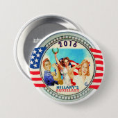 Hillary's Auxillary Ronde Button 7,6 Cm (Voorkant /achterkant)