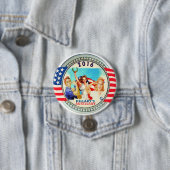 Hillary's Auxillary Ronde Button 7,6 Cm (In situ)