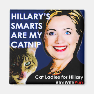 Hillary's slimme kattenkruid magneet