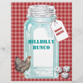 HIllbilly Bunco Flyer (Voorkant)