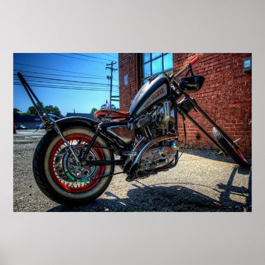 Hillbilly Deluxe Sportster Chop Poster (Voorkant)