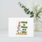 Hillbilly Festive als het wordt Briefkaart (Staand voorkant)