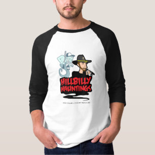 Hillbilly Hauntings 3/4 Sleeve in zwart T-shirt
