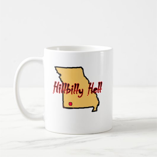 Hillbilly Hell Coffee Mok (Links)