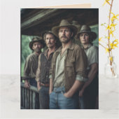 HILLBILLY HILLBILLIES FUNNY BIRTHDAY GREETING CARD KAART (Gele Bloem)