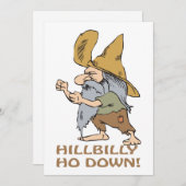 HillBilly Ho Down Kaart (Voorkant / Achterkant)