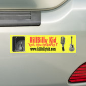 HillBilly Kind Bumpersticker (Op auto)