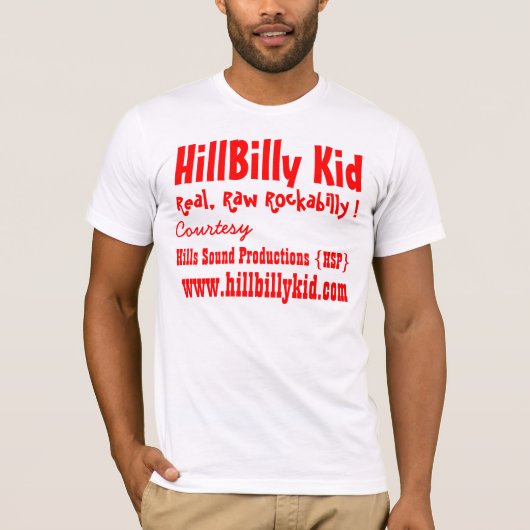 HillBilly Kind Plain T-Shirt (Voorkant)