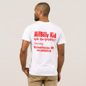 HillBilly Kind Plain T-Shirt (Achterkant volledig)