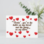 Hillbilly Love Quote Informatiekaartje (Staand voorkant)