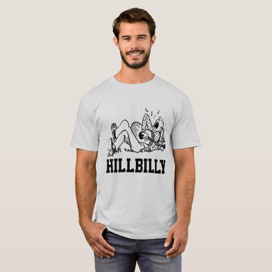 HILLBILLY-MANNEN T-Shirts (Voorkant volledig)