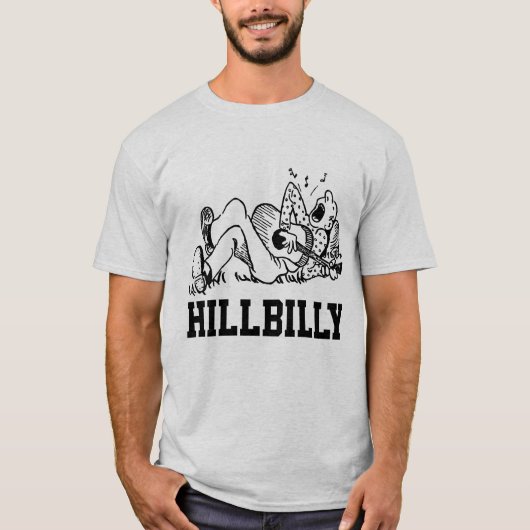 HILLBILLY-MANNEN T-Shirts (Voorkant)