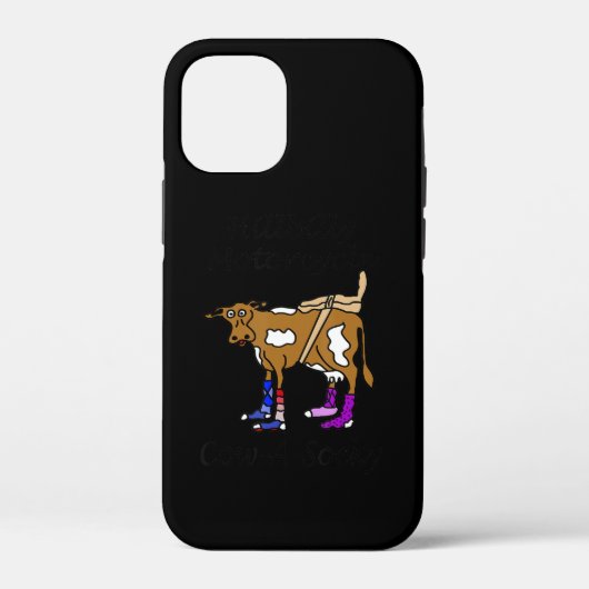 Hillbilly Motorcycle Grappige Koe Gift Voor Bikers Case-Mate iPhone Case (Achterkant)