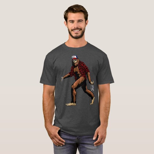 Hillbilly Rednek Patriotic Beer Drink T-shirt (Voorkant volledig)