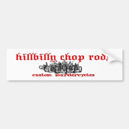Hillbilly Sticker (Voorkant)