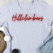 Hillclimbers Gloeiend Script Tshirt
