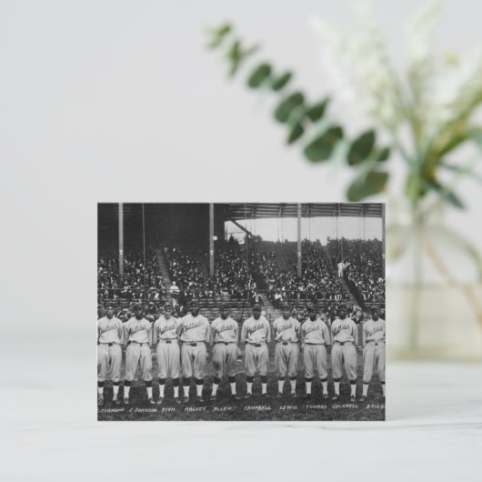 Hilldale Club honkbalteam Colour World Series Briefkaart (Staand voorkant)