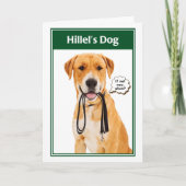 Hillel's Dog Funny Bar/Bat Mitzvah Card Kaart (Voorkant)