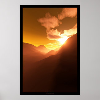 Hillfire (variatie) poster