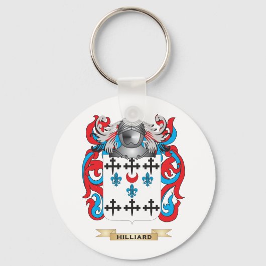 Hilliard Coat of Arms (familiekust) Sleutelhanger (Voorkant)