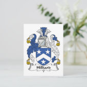 Hilliard Family Crest Briefkaart (Staand voorkant)