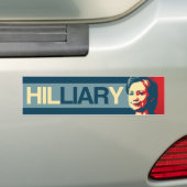 HILLIARY - Anti-Hillary Propaganda - -  Bumpersticker (Op auto)