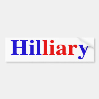 "Hilliary" Bumpersticker