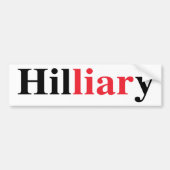 "Hilliary" Bumpersticker (Voorkant)
